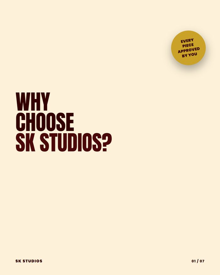 SK Studios carousel cover: Why choose SK Studios?